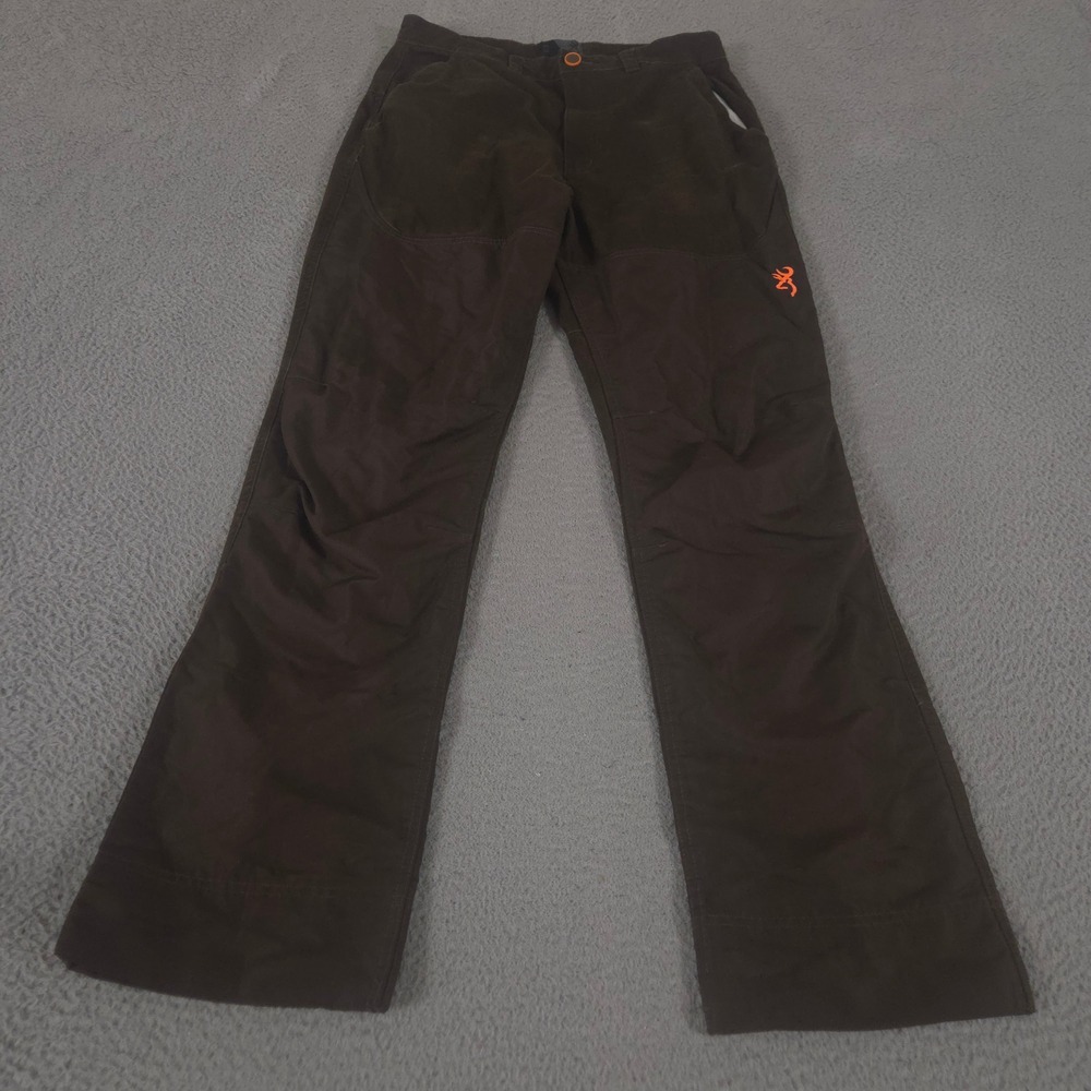 Browning Pants Mens 34x34 Brown Upland Gore-Tex Straight Cotton Canvas Rugged